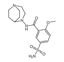 N-(1,4-diaza-bicyclo[3.2.2]non-4-yl)-2-methoxy-5-sulfamoyl-benzamide Structure