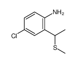 4-chloro-2-(1-methylsulfanylethyl)aniline Structure