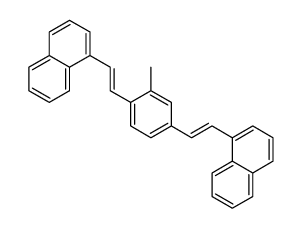 1-[2-[2-methyl-4-(2-naphthalen-1-ylethenyl)phenyl]ethenyl]naphthalene Structure