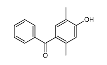 (4-hydroxy-2,5-dimethylphenyl)-phenylmethanone结构式