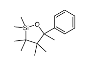 2,2,3,3,4,4,5-heptamethyl-5-phenyloxasilolane结构式