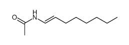 (E)-N-(oct-1-enyl)acetamide结构式