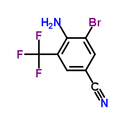 4-Amino-3-bromo-5-(trifluoromethyl)benzonitrile picture