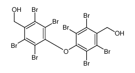 [2,3,5,6-tetrabromo-4-[2,3,5,6-tetrabromo-4-(hydroxymethyl)phenoxy]phenyl]methanol Structure