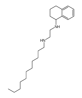 N'-(1,2,3,4-tetrahydronaphthalen-1-yl)-N-undecylethane-1,2-diamine结构式