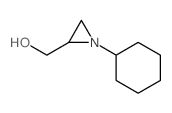(1-cyclohexylaziridin-2-yl)methanol Structure
