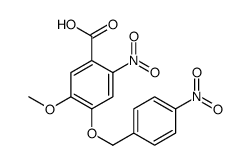 5-methoxy-2-nitro-4-[(4-nitrophenyl)methoxy]benzoic acid Structure