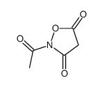 2-acetyl-1,2-oxazolidine-3,5-dione结构式