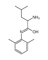 2-amino-N-(2,6-dimethylphenyl)-4-methylpentanamide结构式