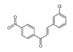 3-(3-chlorophenyl)-1-(4-nitrophenyl)prop-2-en-1-one Structure
