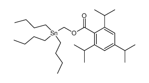 (tributylstannyl)methyl 2,4,6-triisopropylbenzoate Structure