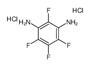 2,4,5,6-tetrafluorobenzene-1,3-diamine,dihydrochloride Structure