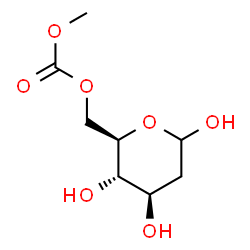 D-arabino-Hexopyranose, 2-deoxy-, 6-(methyl carbonate) (9CI) Structure