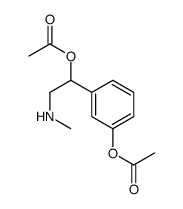 3-(Acetyloxy)-α-[(methylamino)methyl]benzyl=acetate Structure