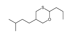 5-(3-methylbutyl)-2-propyl-1,3-oxathiane结构式