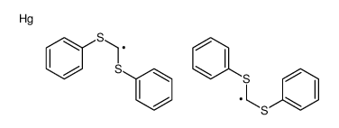 bis[bis(phenylsulfanyl)methyl]mercury Structure