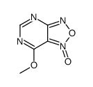 7-methoxy-1-oxido-[1,2,5]oxadiazolo[3,4-d]pyrimidin-1-ium Structure