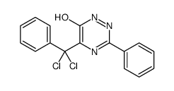 5-[dichloro(phenyl)methyl]-3-phenyl-1H-1,2,4-triazin-6-one Structure