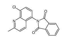 2-(8-chloro-2-methylquinolin-5-yl)isoindole-1,3-dione结构式