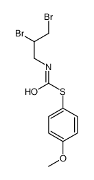 S-(4-methoxyphenyl) N-(2,3-dibromopropyl)carbamothioate结构式