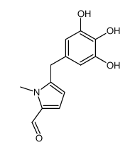 1-Methyl-5-(3,4,5-trihydroxy-benzyl)-1H-pyrrole-2-carbaldehyde Structure