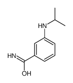 3-(propan-2-ylamino)benzamide结构式