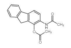 1-Acetoxy-2-acetylaminofluorene结构式