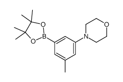 4-[3-methyl-5-(4,4,5,5-tetramethyl-1,3,2-dioxaborolan-2-yl)phenyl]morpholine Structure
