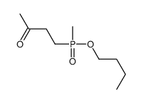 4-[butoxy(methyl)phosphoryl]butan-2-one Structure