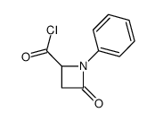 2-Azetidinecarbonyl chloride, 4-oxo-1-phenyl- (9CI)结构式