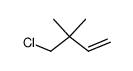 4-chloro-3,3-dimethyl-1-butene结构式