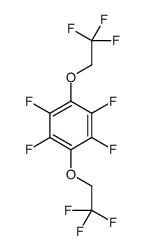 1,4-BIS(2,2,2-TRIFLUOROETHOXY)TETRAFLUOROBENZENE Structure