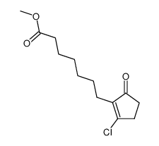 Methyl 7-(2-chloro-5-oxo-1-cyclopentenyl)heptanoate Structure