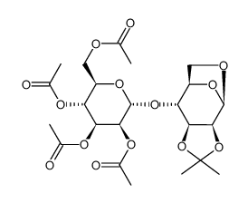 1,6-Anhydro-2,3-O-(1-methylethylidene)-4-O-(2,3,4,6-tetra-O-acetyl-a-D-mannopyranosyl)--D-mannopyranose picture