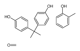 2-Methylphenol, formaldehyde, bisphenol A polymer Structure