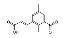 (E)-3-(2,5-Dimethyl-3-nitrophenyl)-2-propenoic acid structure