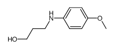 3-(4-methoxyphenylamino)-1-propanol Structure