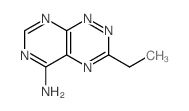 Pyrimido[5,4-e]-1,2,4-triazin-5-amine,3-ethyl- Structure