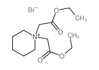 Piperidinium,1,1-bis(2-ethoxy-2-oxoethyl)-, bromide (1:1) picture