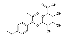 N-hydroxyphenacetin glucuronide structure