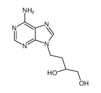 9-(3,4-dihydroxybutyl)adenine structure