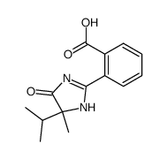 2-(4-isopropyl-4-methyl-5-oxo-4,5-dihydro-1H-imidazol-2-yl)-benzoic acid Structure