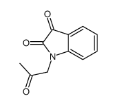 1-(2-oxopropyl)indole-2,3-dione Structure