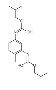 (4-Methyl-1,3-phenylene)bis(carbamic acid)bis(2-methylpropyl) ester Structure