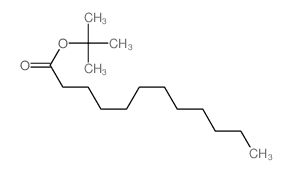 Dodecanoic acid tert-butyl ester structure