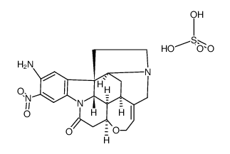 2-amino-3-nitro-strychnidin-10-one, sulfate (2:1)结构式