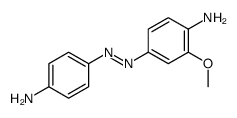 4-[(4-Aminophenyl)azo]-2-methoxybenzenamine Structure