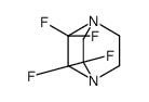 1,4-Diazabicyclo[2.2.2]octane,2,2,5,5-tetrafluoro-(9CI)结构式