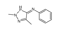 2,5-dimethyl-N-phenyl-3H-diazaphosphol-4-imine Structure