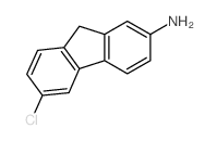 9H-Fluoren-2-amine,6-chloro-结构式